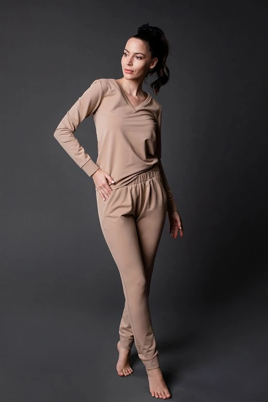 Nieuw ๐ Endorfinella Katoenen Huispak Dames Detroit Beige L โจ 4 Nieuw ๐ Endorfinella Katoenen Huispak Dames Detroit Beige L โจ - Afbeelding 2