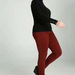 Beste deal 💯 Cassis Effen Trui In Viscose Met Rolkraag 🎁 -Pyjama-s-dames Winkel 550x825 11