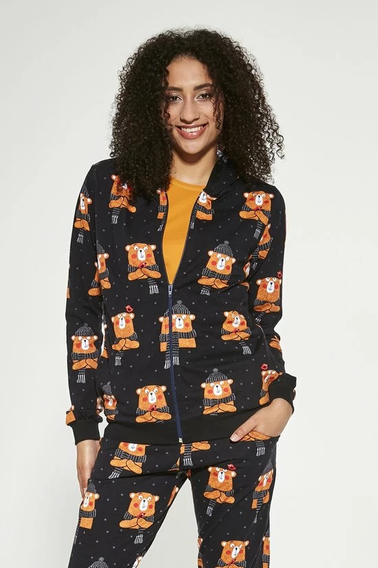 Gloednieuw ๐ Cornette Katoenen Huispak Dames | Joggingpak Dames | Trainingspak Dames | 3-delig | Lange & Korte Mouw Lange Broek | Bear 2 465/292 L ๐ 3 Gloednieuw ๐ Cornette Katoenen Huispak Dames | Joggingpak Dames | Trainingspak Dames | 3-delig | Lange & Korte Mouw Lange Broek | Bear 2 465/292 L ๐