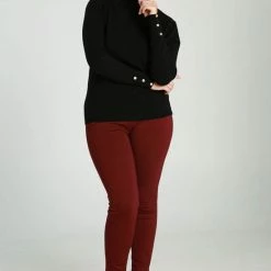 Beste deal 💯 Cassis Effen Trui In Viscose Met Rolkraag 🎁 -Pyjama-s-dames Winkel 550x825 12