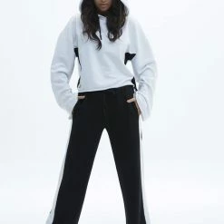 Aanbiedingen ✨ SCR. Nisha - Hoodie Dames - Crop Top Hoodie - Wit - Maat L ❤️ -Pyjama-s-dames Winkel 550x825 133