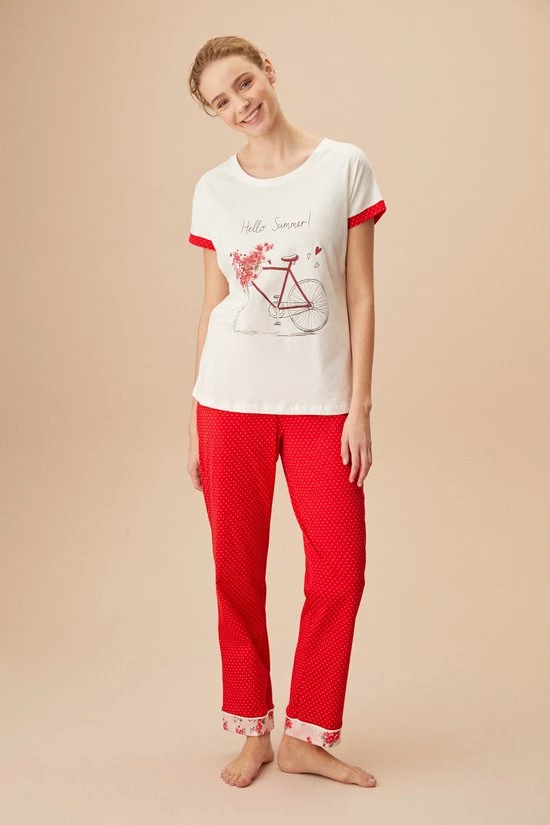 Gloednieuw π Merkloos Suwen- Katoen Dames Pyjama Set Bloemen Print Maat XL π 6 Gloednieuw π Merkloos Suwen- Katoen Dames Pyjama Set Bloemen Print Maat XL π - Afbeelding 4