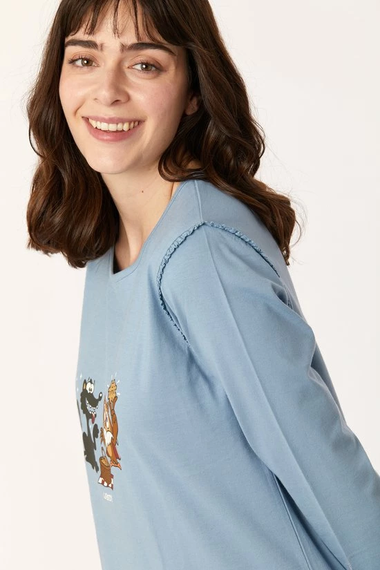 Groothandel β€οΈ Woody Pyjama Meisjes/dames - Denimblauw - Uil - 222-1-PLG-S/819 - Maat S π 11 Groothandel β€οΈ Woody Pyjama Meisjes/dames - Denimblauw - Uil - 222-1-PLG-S/819 - Maat S π - Afbeelding 9