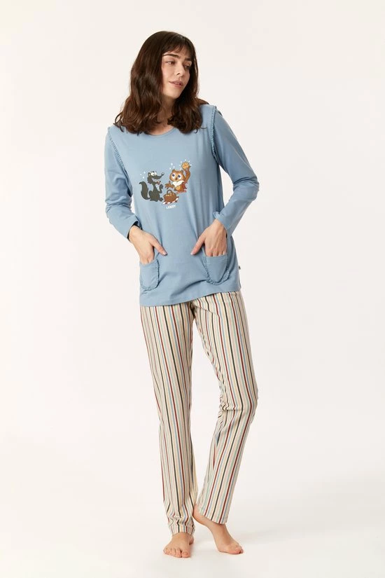 Groothandel β€οΈ Woody Pyjama Meisjes/dames - Denimblauw - Uil - 222-1-PLG-S/819 - Maat S π 12 Groothandel β€οΈ Woody Pyjama Meisjes/dames - Denimblauw - Uil - 222-1-PLG-S/819 - Maat S π - Afbeelding 10