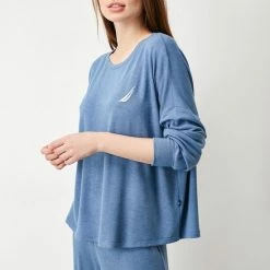 Goedkoopste 🧨 Nautica - Dames Pyjama Set, Lange Mouwen - XL 🔔 -Pyjama-s-dames Winkel 550x825 158