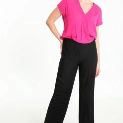 Beste deal ⌛ Cassis Effen Plooitjesbroek Effen Plooitjesbroek 🤩 -Pyjama-s-dames Winkel 550x825 165