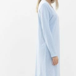 Aanbiedingen ⭐ Mey Nachthemd Emelie Dames 11192 - Meerkleurig 309 Dream Blue Dames - 46 🛒 -Pyjama-s-dames Winkel 550x825 193