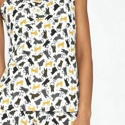 Nieuw 🌟 Cornette Katoenen Shortama Dames Volwassenen | Korte Mouw Korte Broek | Pyama Dames Volwassenen | Cats 4 373/214 M 🥰 -Pyjama-s-dames Winkel 550x825 194