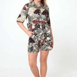 Beste Verkoop ⭐ Merkloos Dames Pyjama ASoL Jungle / 2 Delig / Kort / Maat S 🔥