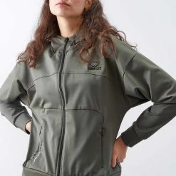 Flash-uitverkoop 😍 La Pèra Donker Groen Vrijetijdspak Huispak Met Rits Dames - Maat XXL 💯 -Pyjama-s-dames Winkel 550x825 238