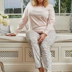 Gloednieuw ❤️ Italian Fashion KARLA Dames Pyjama Lange Mouwen S 🥰 -Pyjama-s-dames Winkel 550x825 247