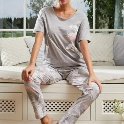 Groothandel 💯 Italian Fashion DRACENA Dames Pyjama Lange Broek M 🔔 -Pyjama-s-dames Winkel 550x825 274
