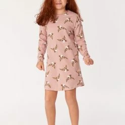 Goedkoop 👏 Woody Slaapkleed Meisjes/dames - Oudroze Met Uil All-over Print - Uil - 222-1-DZF-Z/932 - Maat L 🛒 -Pyjama-s-dames Winkel 550x825 29