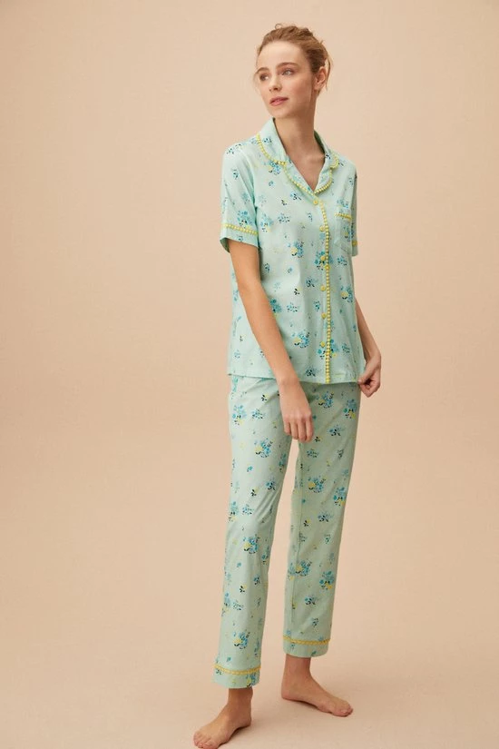 Top 10 π₯° Merkloos Suwen- Katoen Dames Pyjama Set -Homewear -Satijn Mintgroen Maat M π 6 Top 10 π₯° Merkloos Suwen- Katoen Dames Pyjama Set -Homewear -Satijn Mintgroen Maat M π - Afbeelding 4