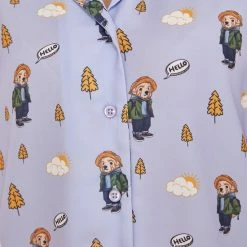 Hete verkoop ⌛ Katia & Bony HELLO CAMPING SATIJN PJAMAPAK VOOR DAMES L ❤️ -Pyjama-s-dames Winkel 550x825 75