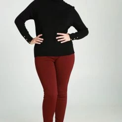 Beste deal 💯 Cassis Effen Trui In Viscose Met Rolkraag 🎁 -Pyjama-s-dames Winkel 550x825 8