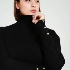 Beste deal 💯 Cassis Effen Trui In Viscose Met Rolkraag 🎁 -Pyjama-s-dames Winkel 550x825 9