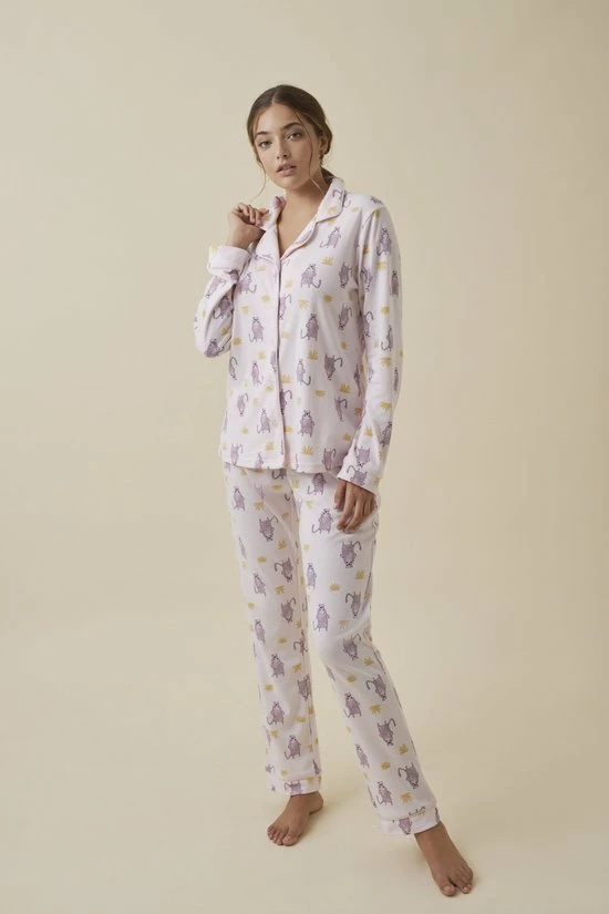 Uitgang π Promise - Pyjama Party-Set Cats 3 - Maat XL - Dierenprint Roze - Dames π₯° 4 Uitgang π Promise - Pyjama Party-Set Cats 3 - Maat XL - Dierenprint Roze - Dames π₯° - Afbeelding 2