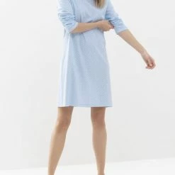 Aanbiedingen ⭐ Mey Nachthemd Emelie Dames 11192 - Meerkleurig 309 Dream Blue Dames - 46 🛒 -Pyjama-s-dames Winkel 550x828 1